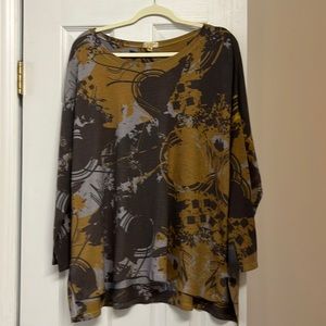 Atelier 5 light sweater - unique - gold and gray - XL - $20